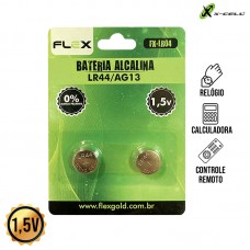 Cartela 2un Bateria Alcalina LR44/AG13 FX-LR04 X-Cell